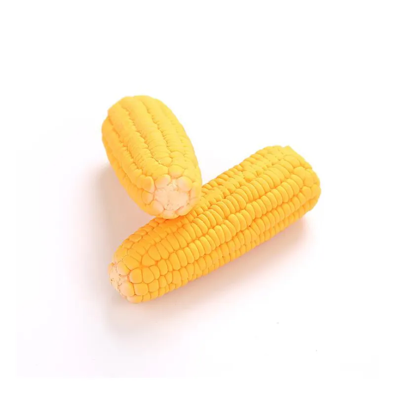 Description Picture 2 of itemNew Pet Toys Squeak Toys Latex Corn shape Puppy Dogs Toy Pet Supplies Training Playing Chewing Dog Toys For Small Dogs