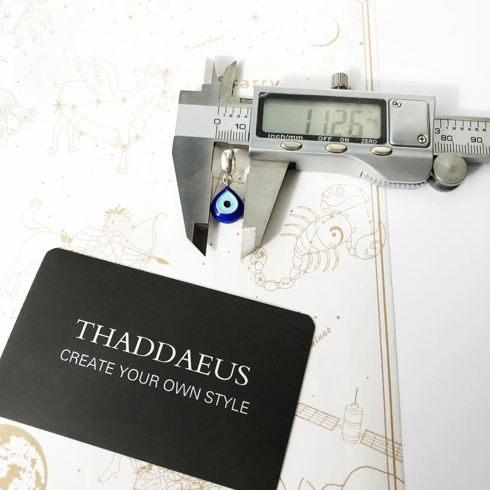 Description Picture 3 of itemNazar Eye Solid 925 Sterling Silver Dangle Charm Protection Pendant Women Summer Fine Jewelry