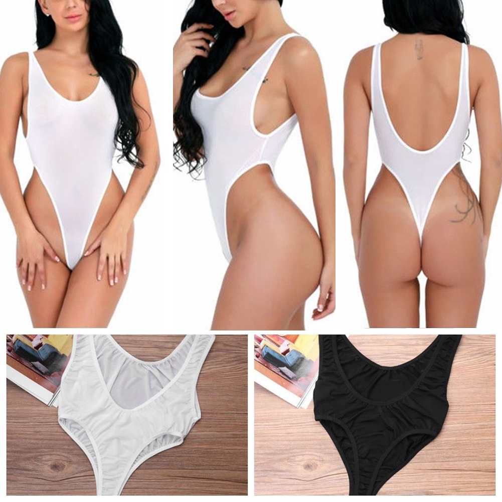 AMSKY Bikini Swimsuit for Women One Piece,Fashion Women Strap Translucent Women Lace Lingerie Briefs Underwear Underwear,Suiting & Blazers Black,S