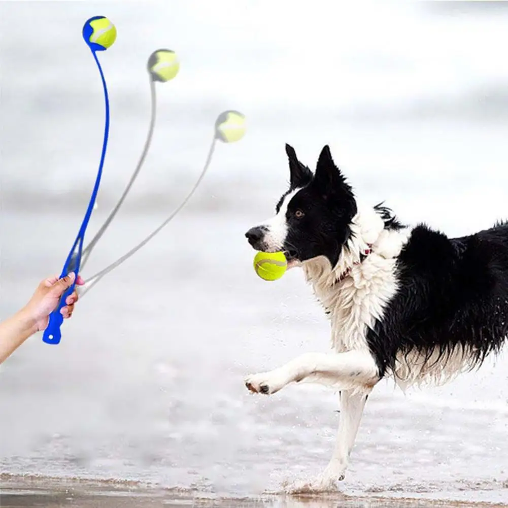 Description Picture 3 of itemDog Exercise Equipment Tennis Ball Thrower for Dogs Pet Ball Launchers Hands-free Fun Toy for Dogs Increase Speed Distance
