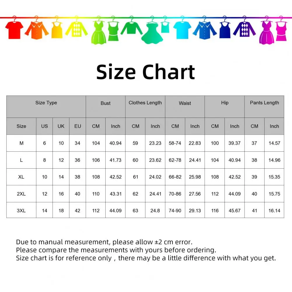 Description Picture 2 of item2Pcs/Set Women Shirt Shorts Lapel Patch Pockets Lady Top Shorts Set Single-breasted Loose Top Elastic Waist Shorts Set