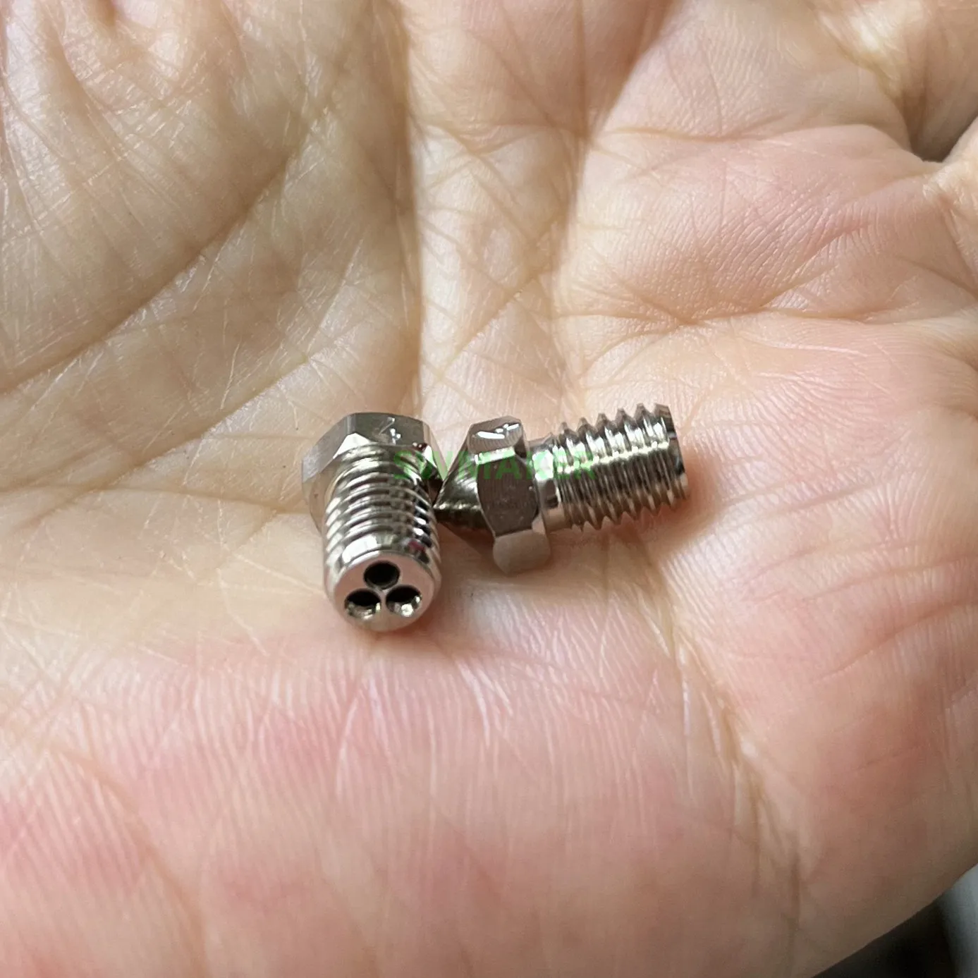 2pcs High Flow V6 Clone CHT Copper Plated Nozzles, High Temperature Resistance 350 ° - 3D Printer Parts