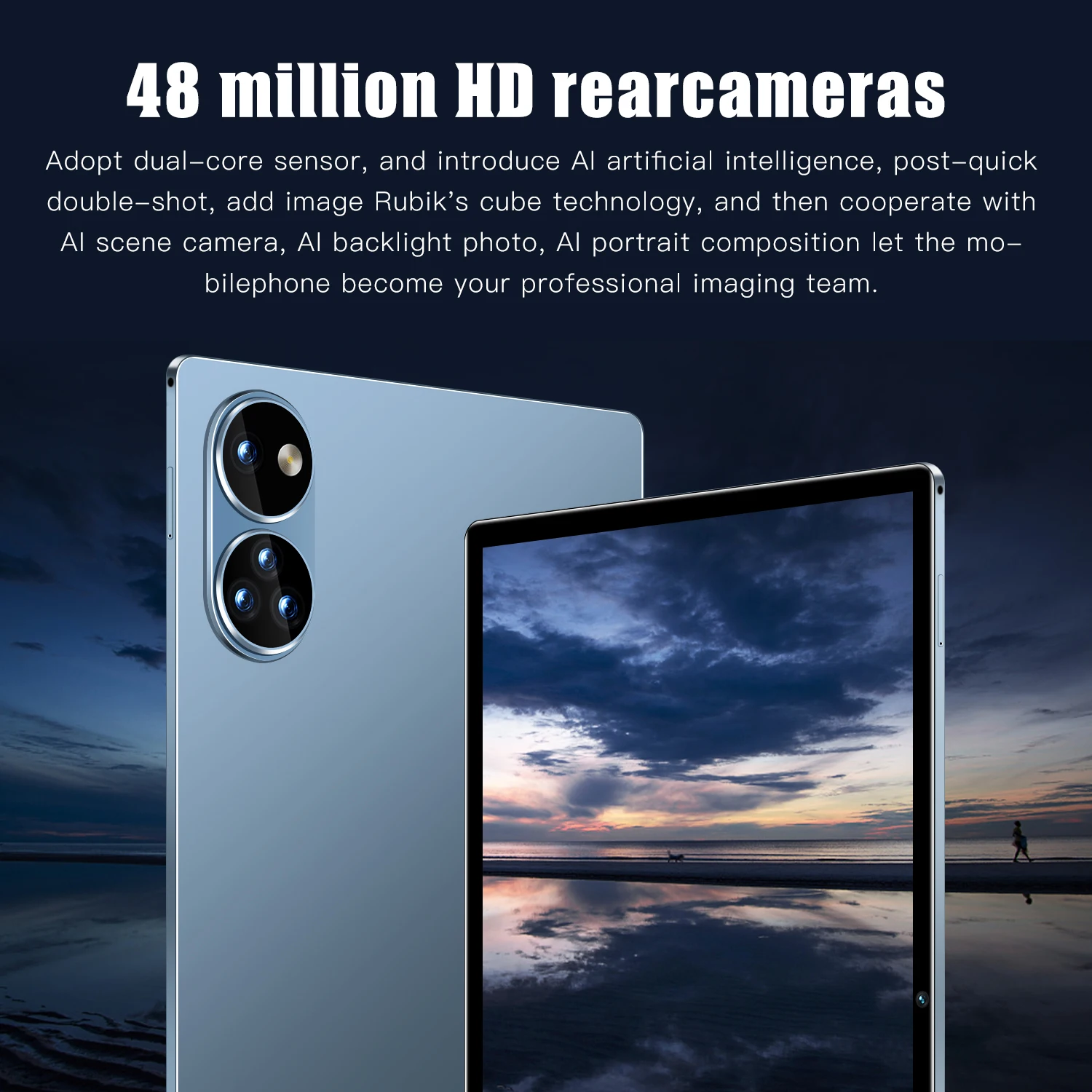 Description Picture 6 of itemWorld Premiere 2023 P10 Pad 10.1 Inch Tablet Pc Deca Core 12GB RAM 512GB ROM High Speed Tablets Android 12.0 Google 4G LTE Phone