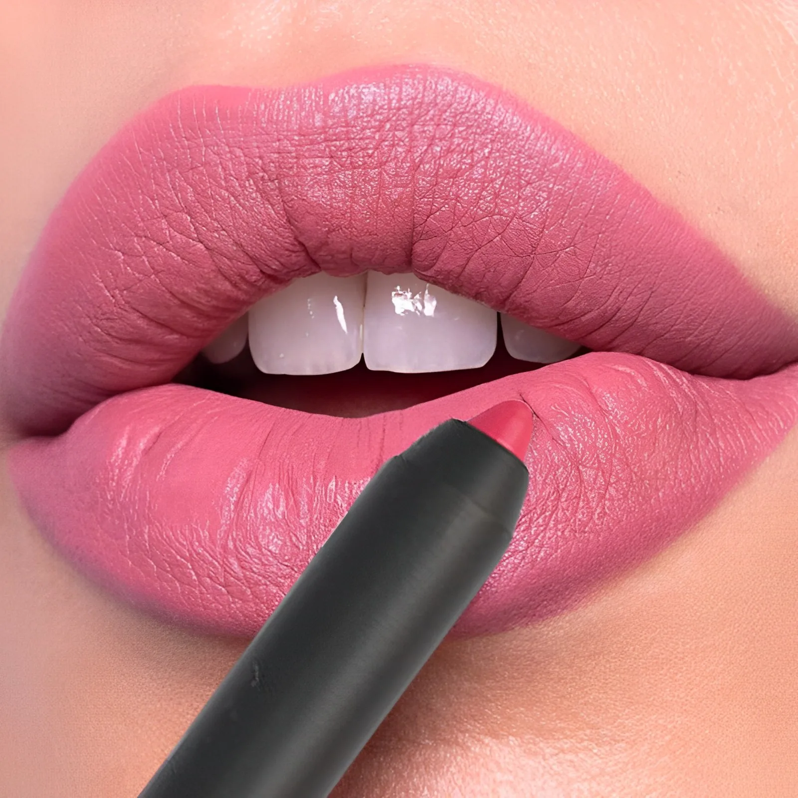 Description Picture 2 of itemWaterproof Nude Brown Lip Liner Lipstick Pencil Matte Red Pink Contour Tint Lipstick Lasting Non-stick Cup Lips Makeup Cosmetics