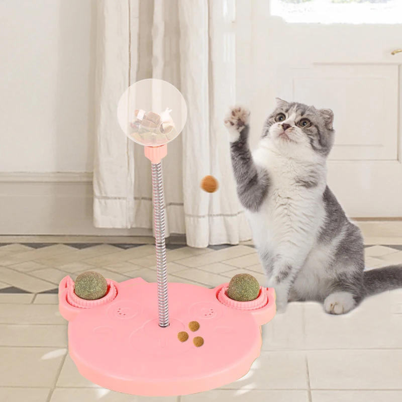 Description Picture 3 of itemPet Puzzle Food Leaking Ball Toy Cat Dog Interactive Treat Leaking Toy Catnip Slow Cat Dog Feeder Fun Pet Products Accessories