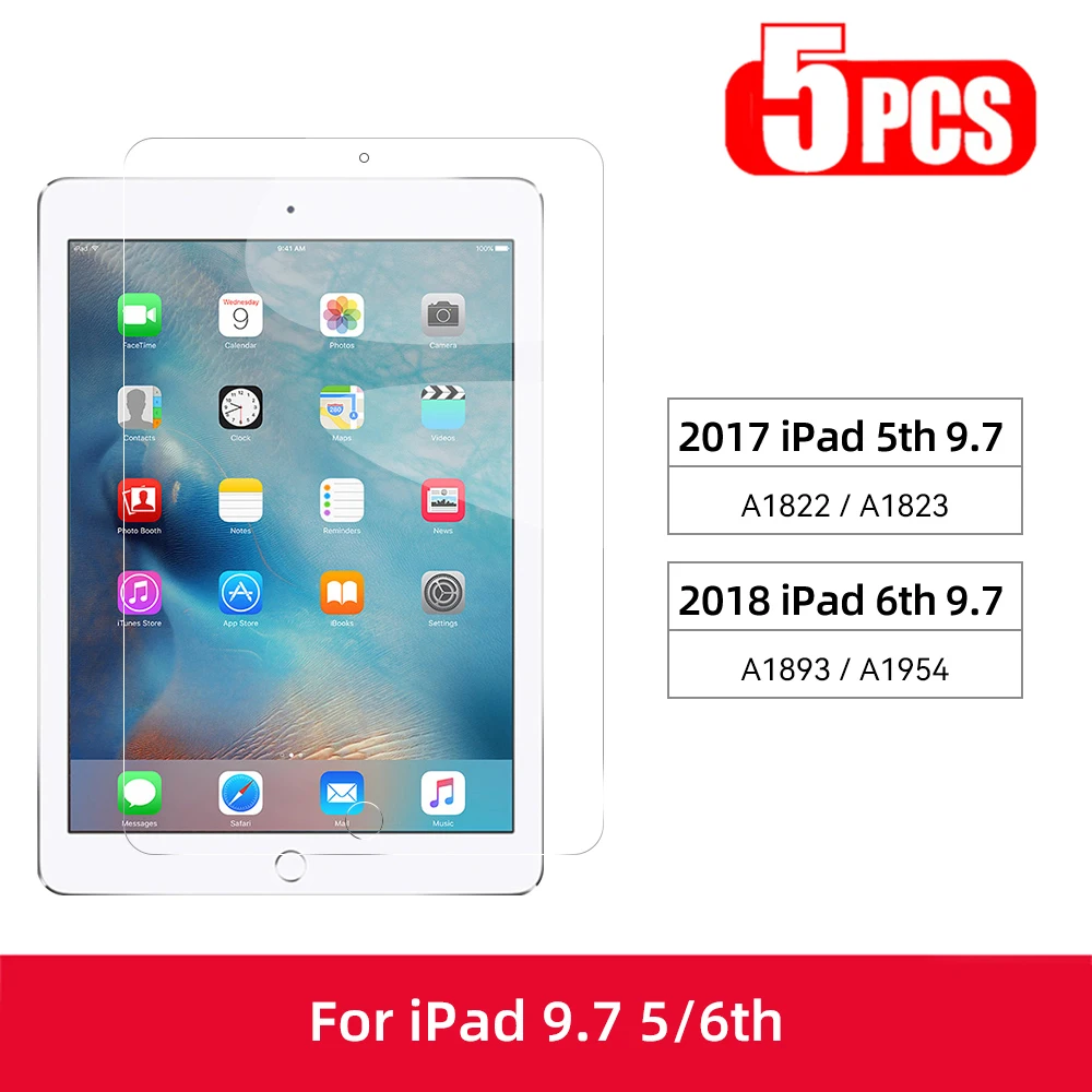 5Pcs For iPad 9.7