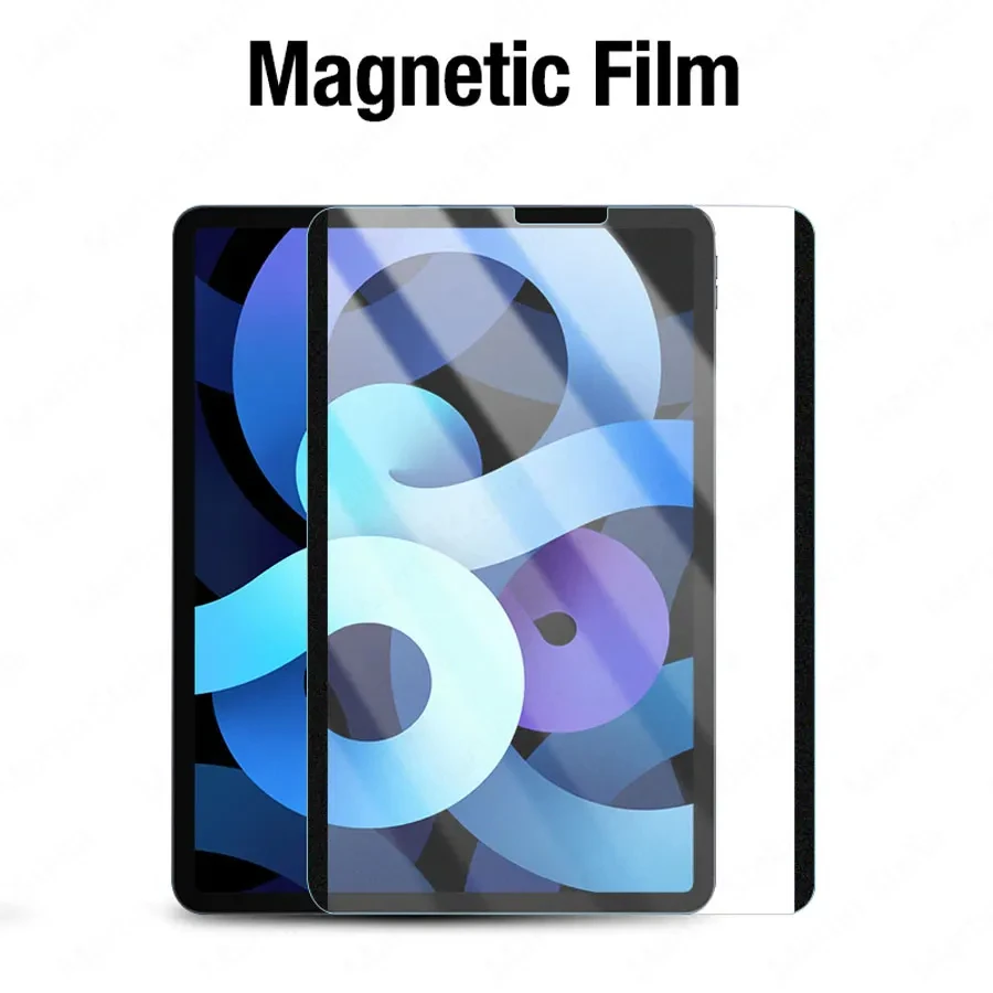 Description Picture 2 of itemMagnetic Paper Like Screen Protector For Ipad 9 8 7 6 5 9th Generation 10 Ipad Pro 11 12.9 10.5 9.7 Air 5 4 Mini 6 Reusable Film