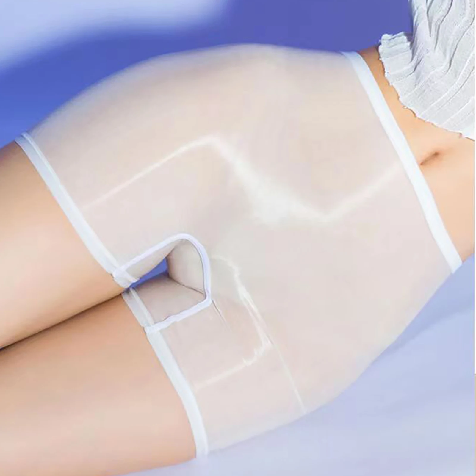 Description Picture 4 of itemWomen's Sexy Mini Shorts Sheer Underpants Boxer Shorts Transparent Leggings Tights Panties Slip Sport Fitness Underwear Stretch