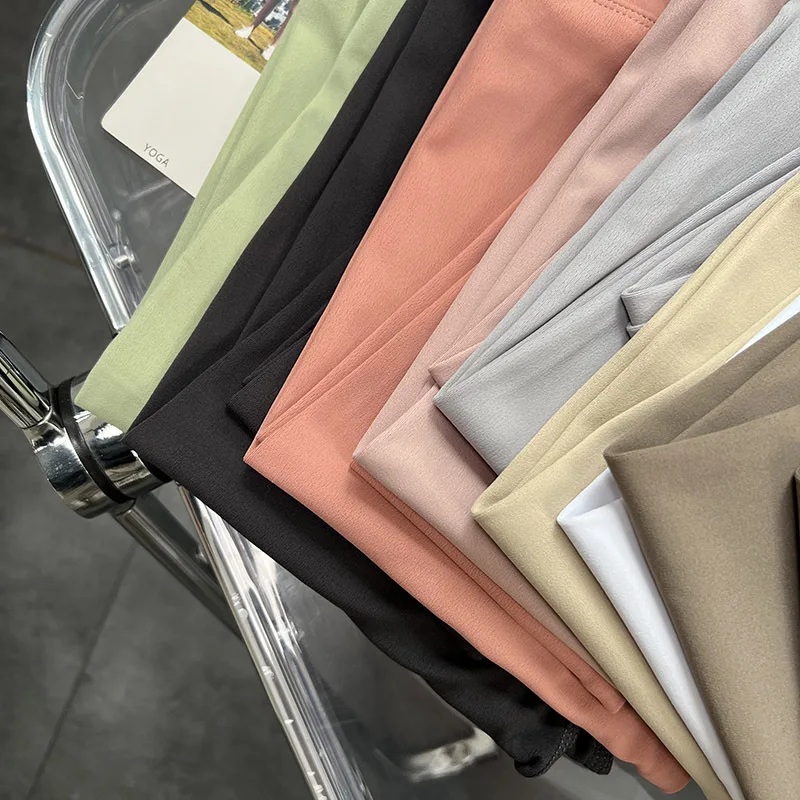 Description Picture 5 of itemLulu Women Yoga Pants High Waist Soft Sports Leggings Workouts Fitness Sport Trousers Gym Running Pants Thin Tights Legging