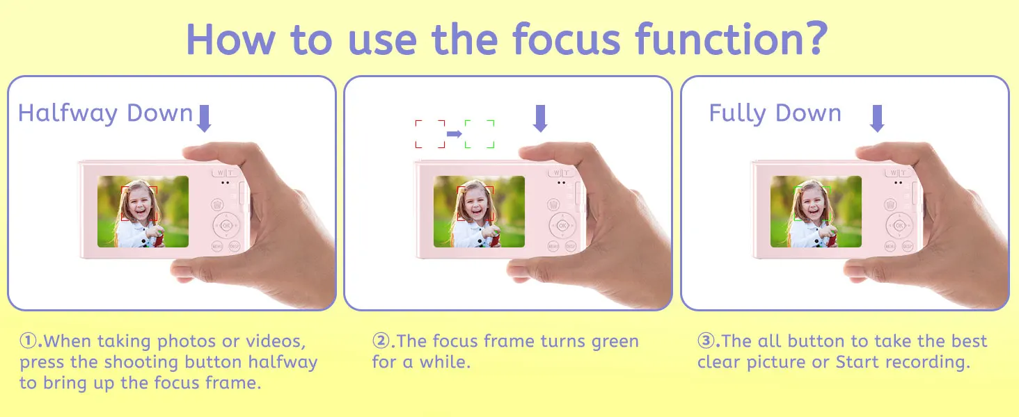 Description Picture 4 of itemDigital Camera 4K 44MP with a 32GB SD Card and Battery, 2.4 Inch Screen, Support 16x Digital Zoom , Suitable for Kids