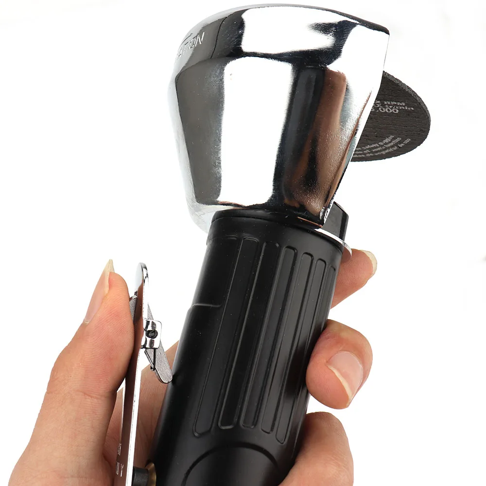 Description Picture 4 of item3inch Mini Pneumatic Metal Cutting Machine Air Cut Off Tool Set Air Angle Die Grinder With Saw Blade Cut Off Wheel 20000rpm