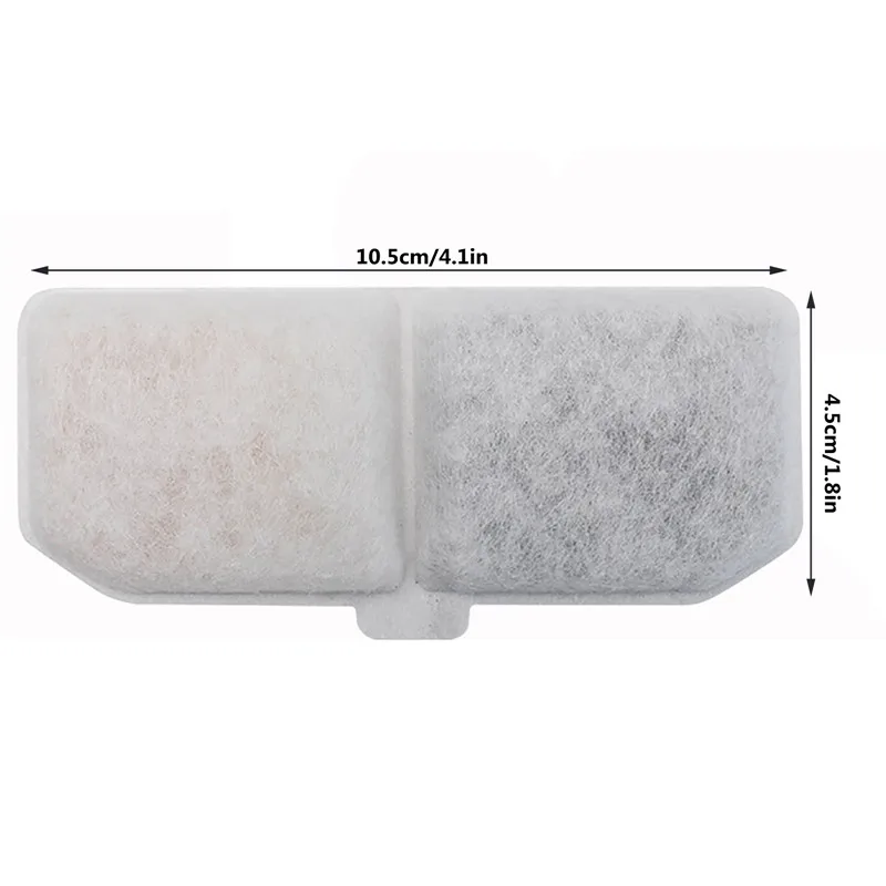 Description Picture 3 of item10pcs Cat Water Fountain Filter Replacement Filters Pet Cats Water Drinking Dispenser filter supplies