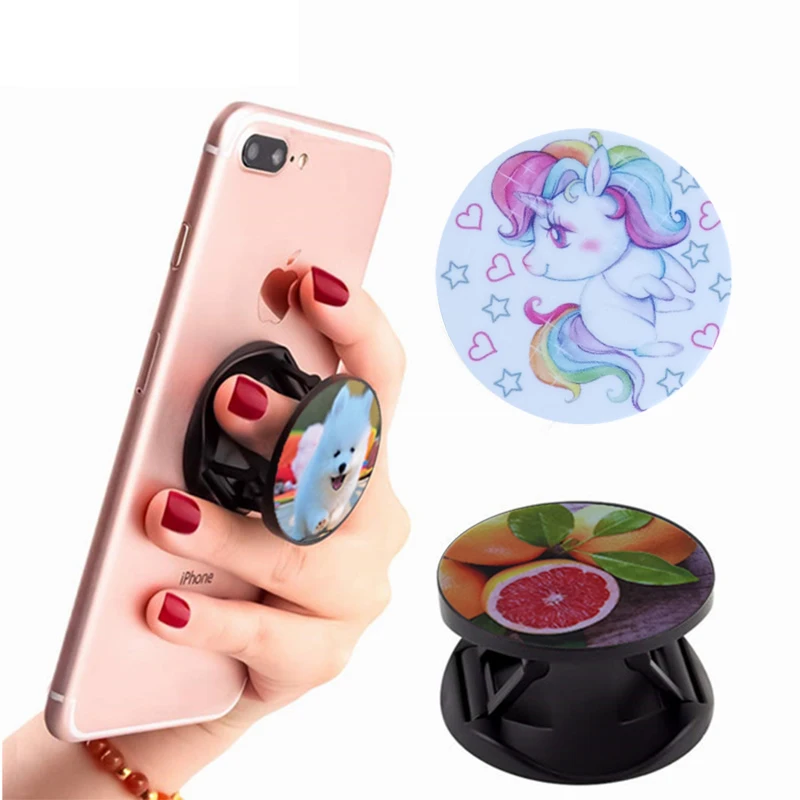 30 Pieces Blank Sublimation Phone Holders Phone Grip Blanks Heat Press Phone Grip Collapsible Phone Grip Holder