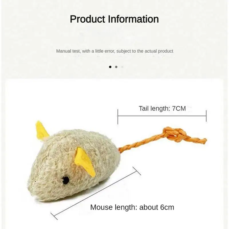 Kitten Toy Cute Modeling Creative Home Accessories Mouse Toy Interactive New Pet Supplies Cat Toy Bite Resistance Pet Products