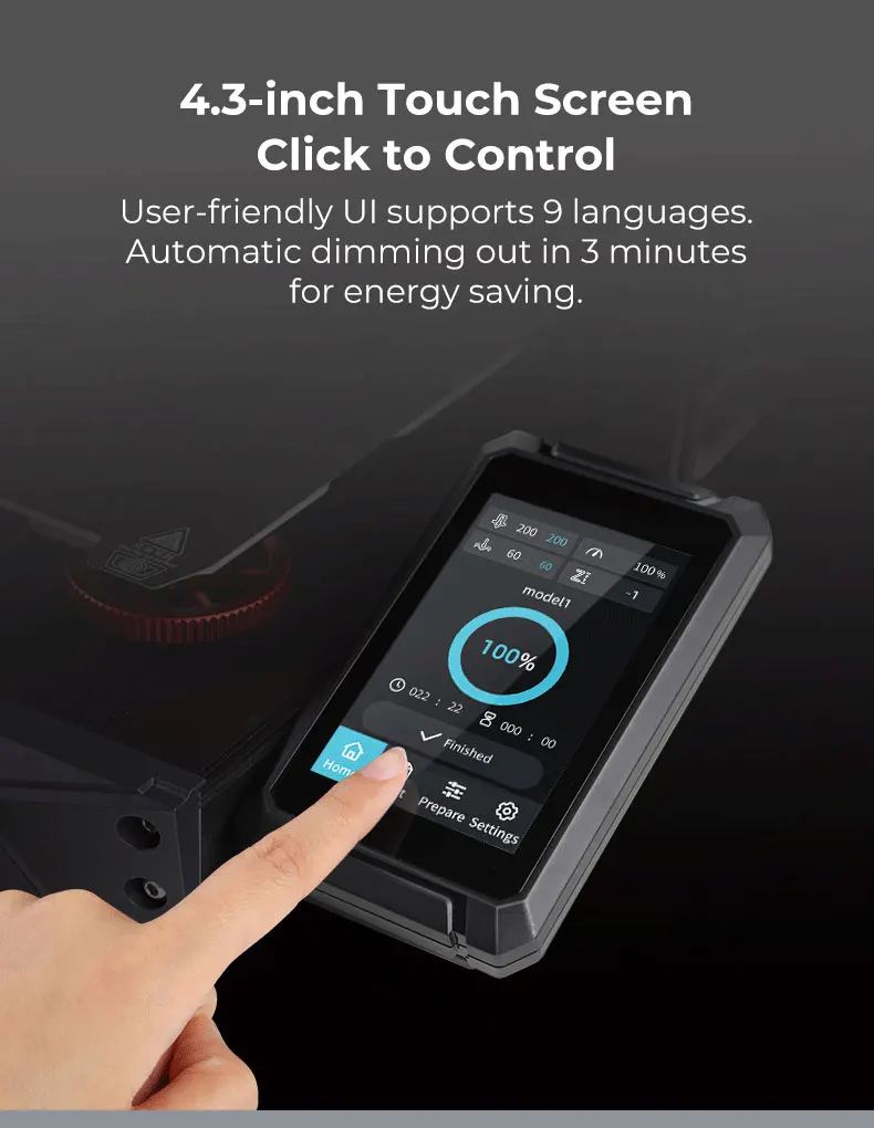 Description Picture 6 of itemCreality Official Ender 3 S1 PLUS Upgrade 3D Printer with CR Touch Auto-leveling Sprite Dual-Gear Extruder Double Z-axis Screw