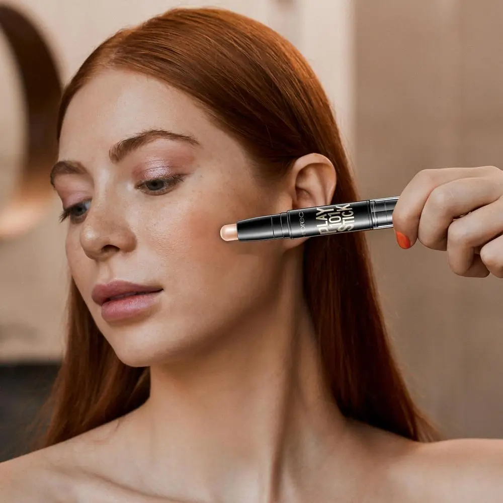 Description Picture 3 of itemContour Cream Stick 2 Sticks Creamy Face Shaping Stick With Light Texture Highlighter Make Up Gift High Quality Makeup cream