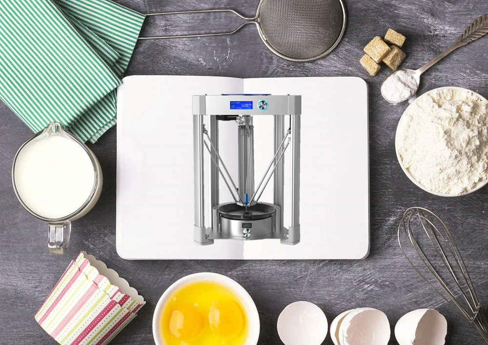 Description Picture 2 of itemNew Upgrade F5 Food 3D Printer Machine, Pancake Cake Making 3D Printer