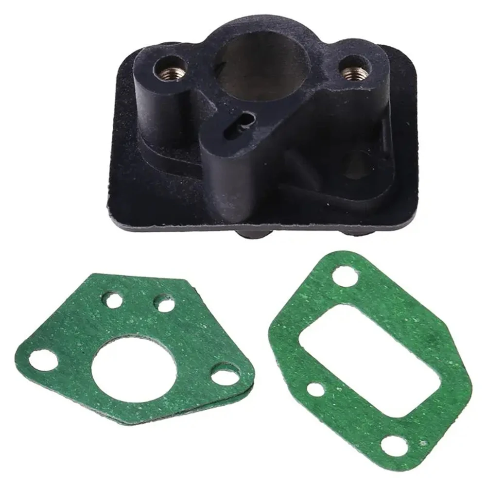 Description Picture 3 of item40-5 43CC 52CC Intake Manifold Carburetor Base Connector with Gaskets Brush Cutter Parts Tools Carb Adaptor Replacement Part