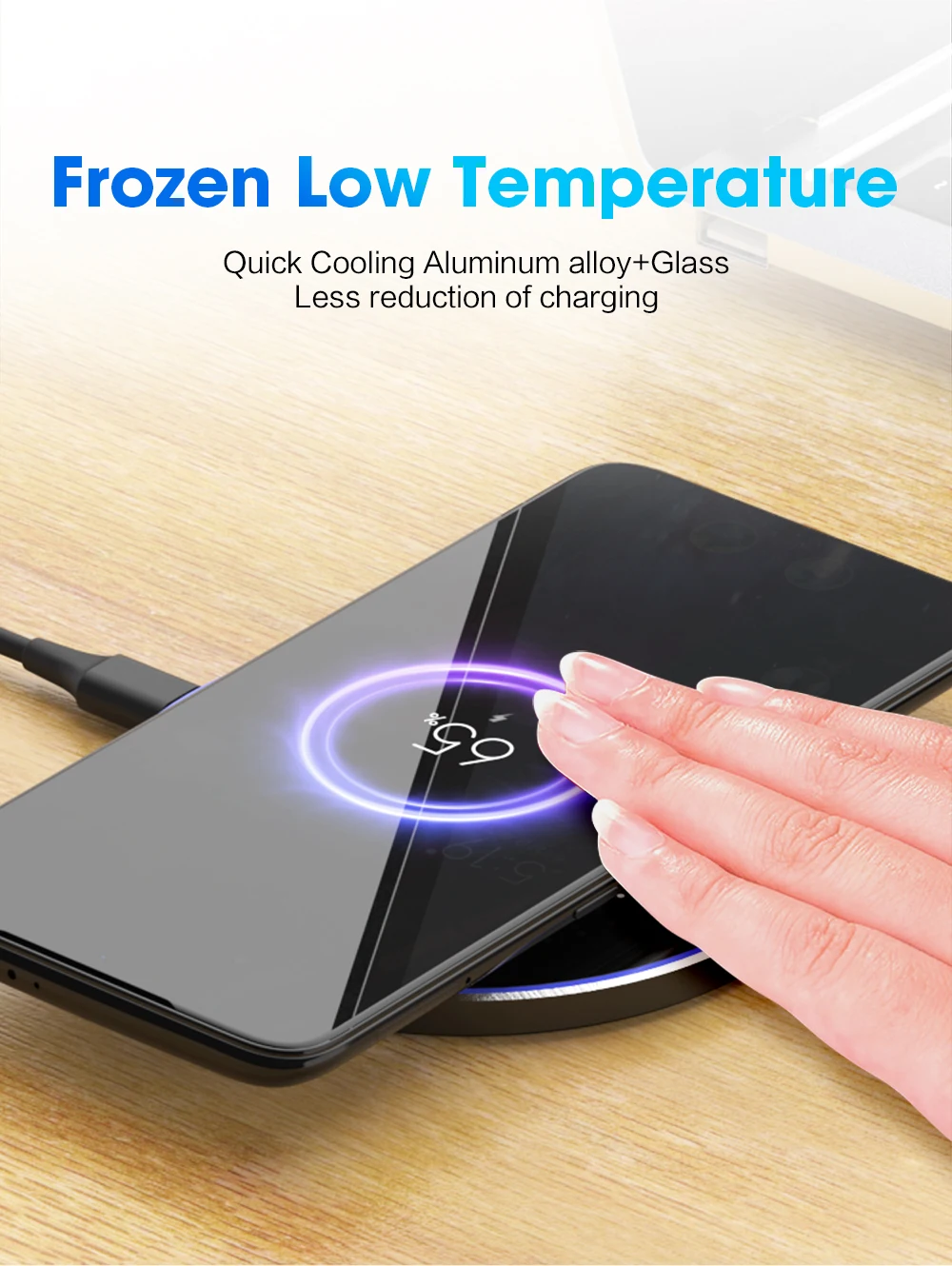 Description Picture 3 of item30W Fast Wireless Charger Pad for iPhone 14 13 12 11 XS Pro Max XR X 8 Plus For Samsung S22 S21 S20 Iconic Brand 13 Induction Charging