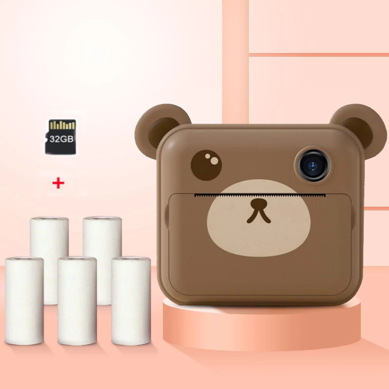 Description Picture 6 of itemChildren Instant Camera Print Camera 1080P Video Photo Digital Camera With Print Paper For Child Birthday Christmas Gift