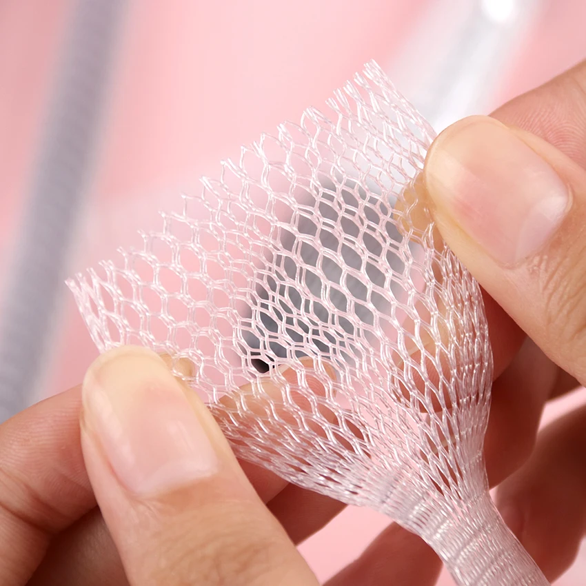 20PCS Makeup Brushes Mesh Protectors Cover Beauty Elastic Mesh Protector Makeup Cosmetics Brush Pen Cover