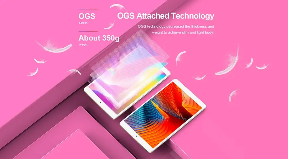 Description Picture 4 of itemTeclast P80 Pro MTK8163 Quad-Core 2GB Ram 16/32GB Rom 8 inch 1920*1200 OGS Android 7.0 Dual-Band WiFi GPS Bluetooth tablet pc