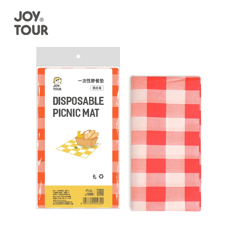 Description Picture 3 of itemDisposable yellow and red checkered picnic mat Outdoor barbecue picnic mat table cloth Restaurant restaurant tablecloth