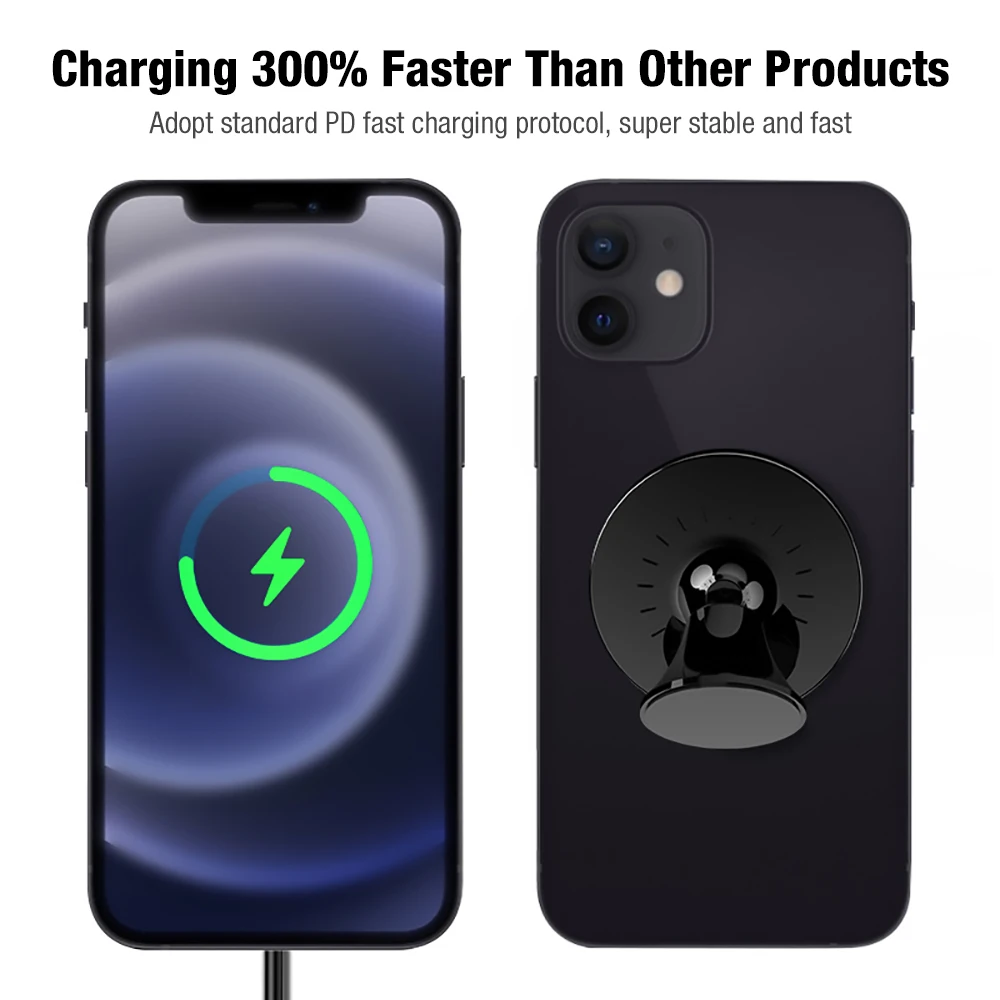 Description Picture 6 of itemFor MagSafe Magnetic Car Air Vent Wireless Charger Mount 15W Fast Wireless Charging Phone Holder for iPhone 13 12 mini Pro Max