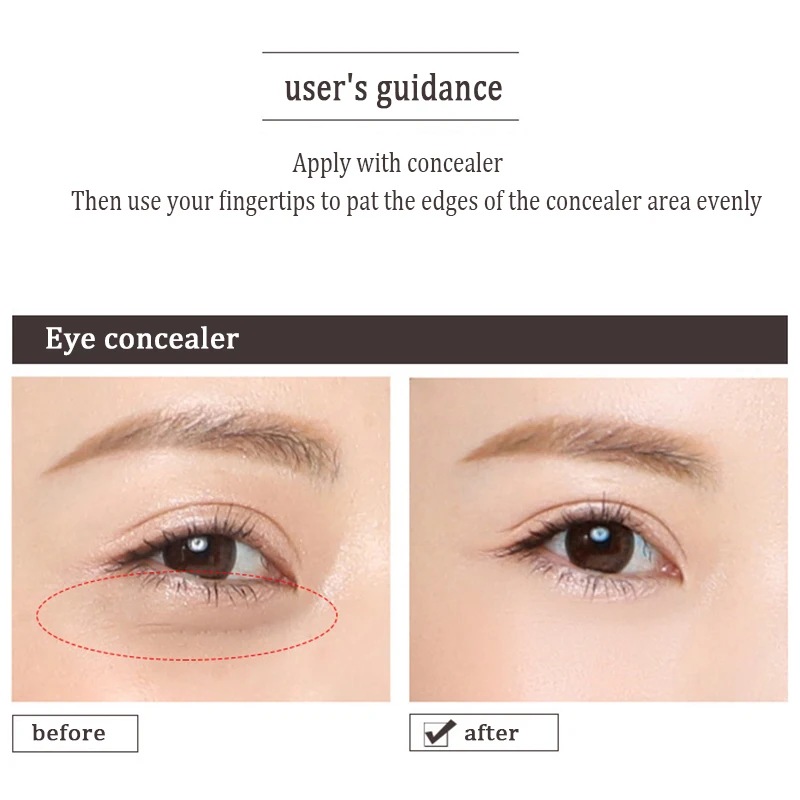 Description Picture 4 of item1pcs Concealer Cover Stick Pencil Highlighter Conceal Spot Blemish Cream Foundation Makeup Tools Lasting Waterproof Cosmetic