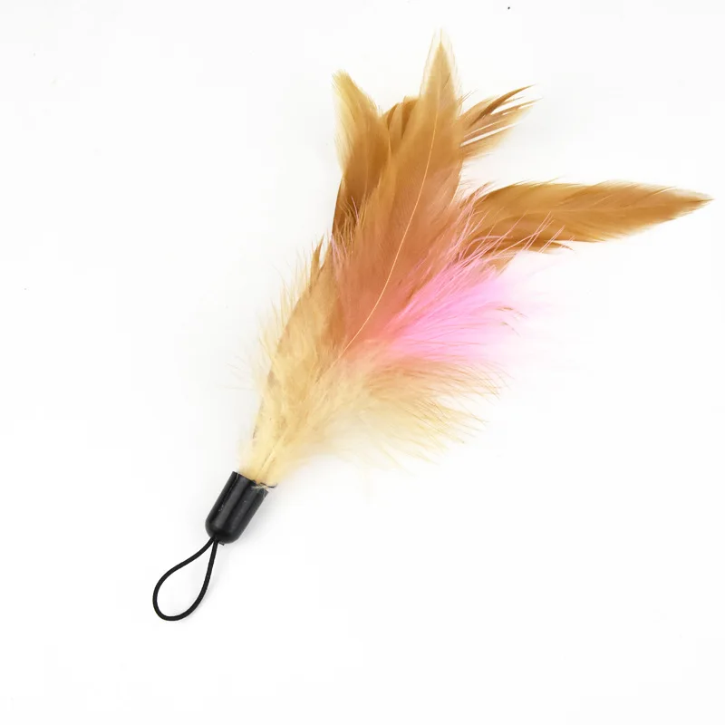 1Pcs Cat Toy Feather Replacement Head Bells Feather Freely Change Combinations Multi-type For Cat Stick Telescopic Rod DIY Tools