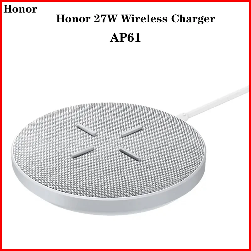 AP61 Honor Original Wireless Charger with Cable Edition MAX 27W Super Fast Charging Type-C Interface Charging Base Plate Suitabl