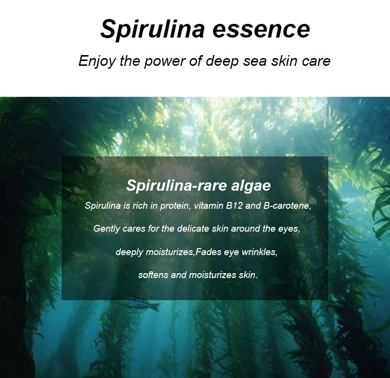 Description Picture 6 of itemSeaweed Moisturizing Elastic Eye Mask Anti Dark Circles Eyes Bags Eye Mask Wrinkle Removal Eye Patches Korean Skin Care Products