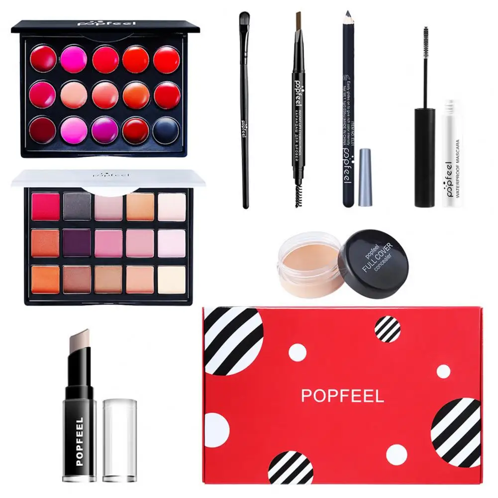Description Picture 4 of itemHarmful Ingredient-free Makeup Tools Makeup Tool Set Beauty Essentials Eye Shadow Palette Mascara Lip for Beginner