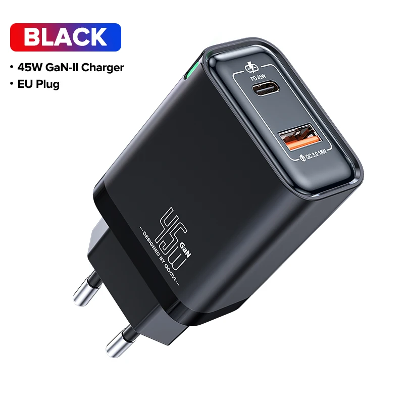EU Plug Black