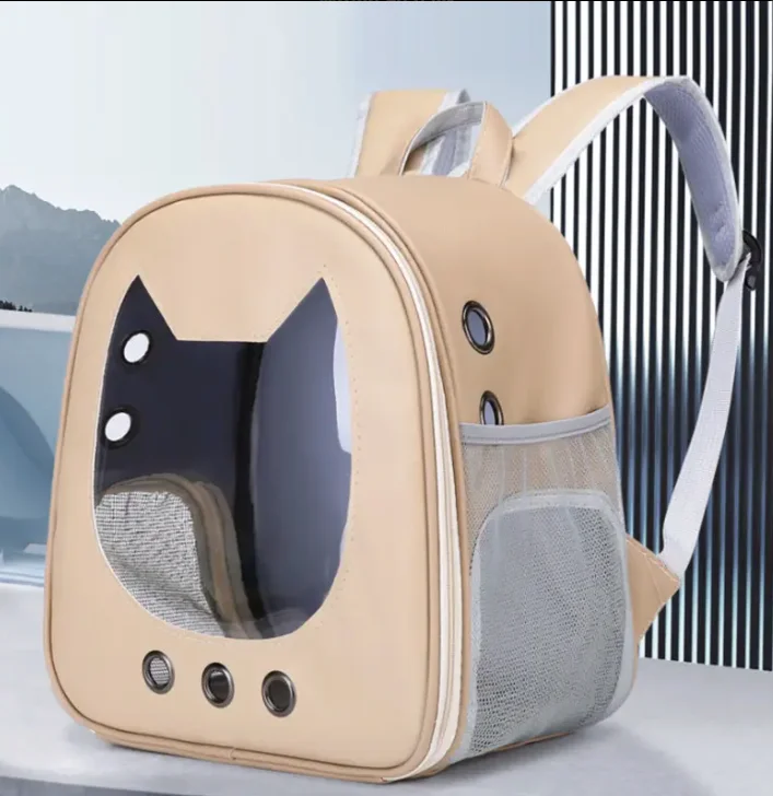 Description Picture 3 of itemPet Backpack For Dog & Cat, Breathable Cat Backpack For Outdoor Travel, Portable Dog Carrier Bag
