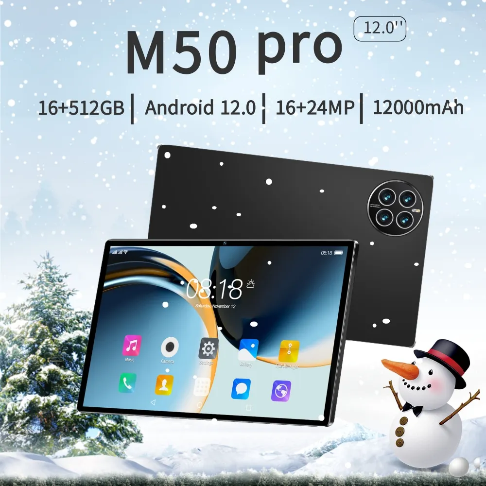 World Premiere MatePad M50 Original Tablet Snapdragon 870 Android 12 Tablet 12 Inch 5G Network Global Version Tablets Dual Sim