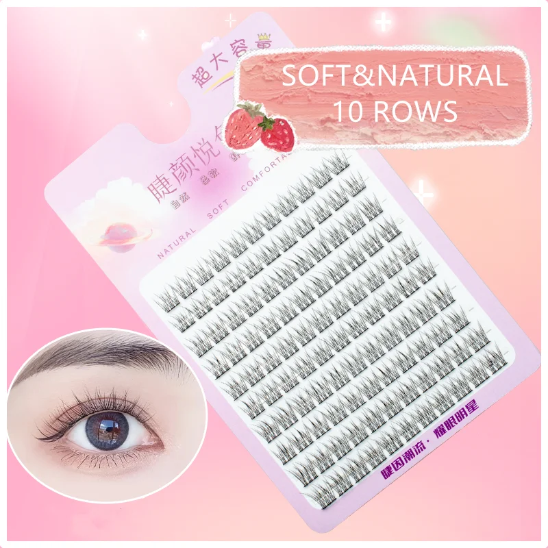 Fish Eyeslash Extension Personal Eye Lash Professional Makeup Individual Cluster Grafting Fake EyeLash Japanese False EyeLashes