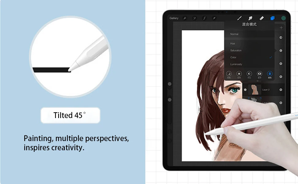 Description Picture 3 of itemKinglucky applepencil capacitive pen anti-mistouch suitable for ipad touch Apple ipadpencil tablet app