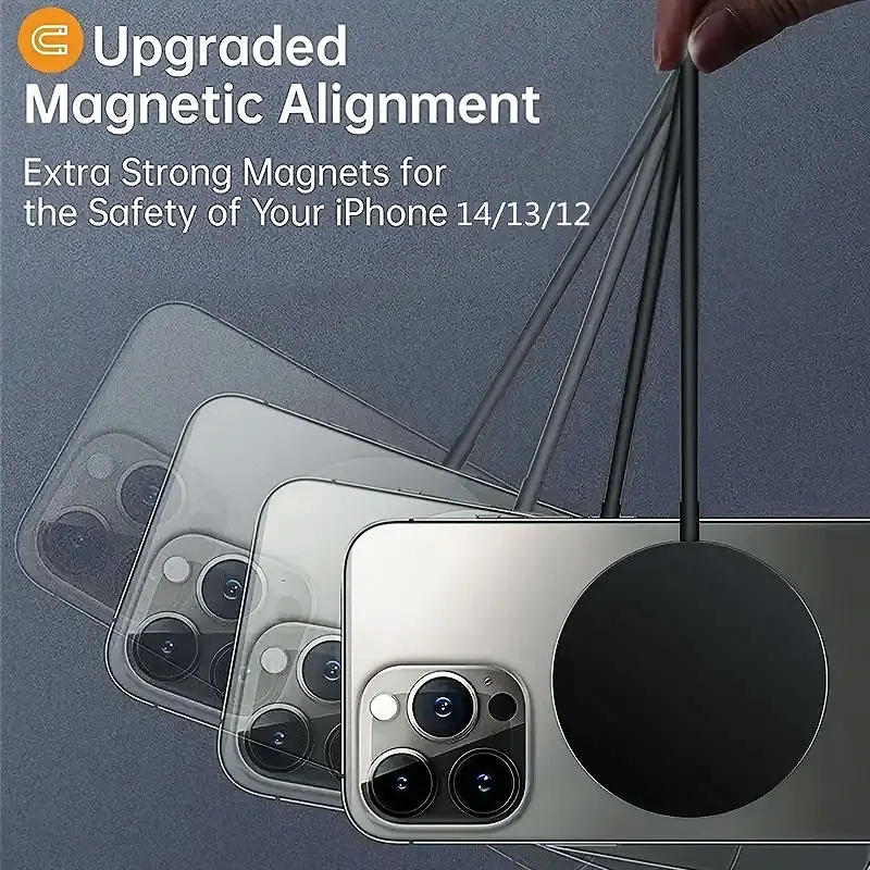 Description Picture 4 of itemMagnetic Wireless Charger Apple 15 14 13 12promax Android Samsung S22 S23 Mobile PD15W