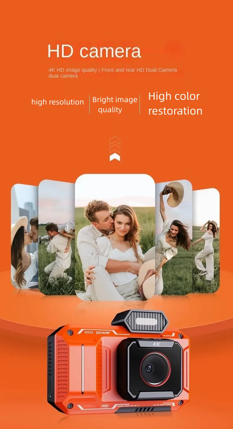 Description Picture 5 of item48M HD Digital Cameras 2.8 Inch IPS Screen Portable Instant Photo Camera 18X Zoom Dual Lens Child Camera Photographic Camcorder