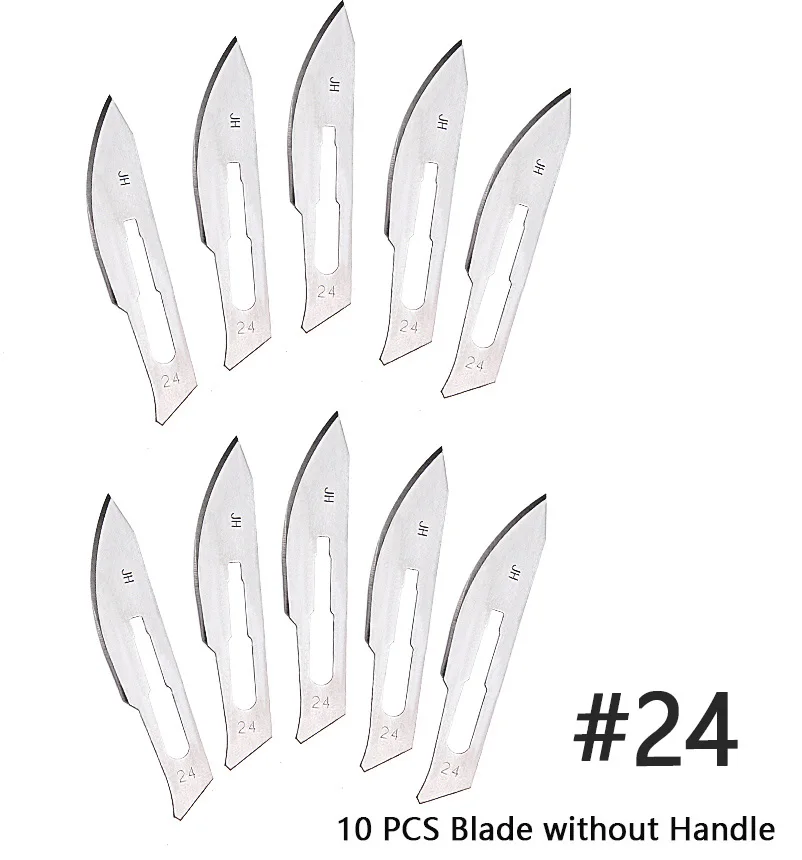 Description Picture 5 of itemCarbon Steel Surgical Scalpel Blades + Handle Scalpel DIY Cutting Tool PCB Repair Animal Surgical Knife Dropshiping