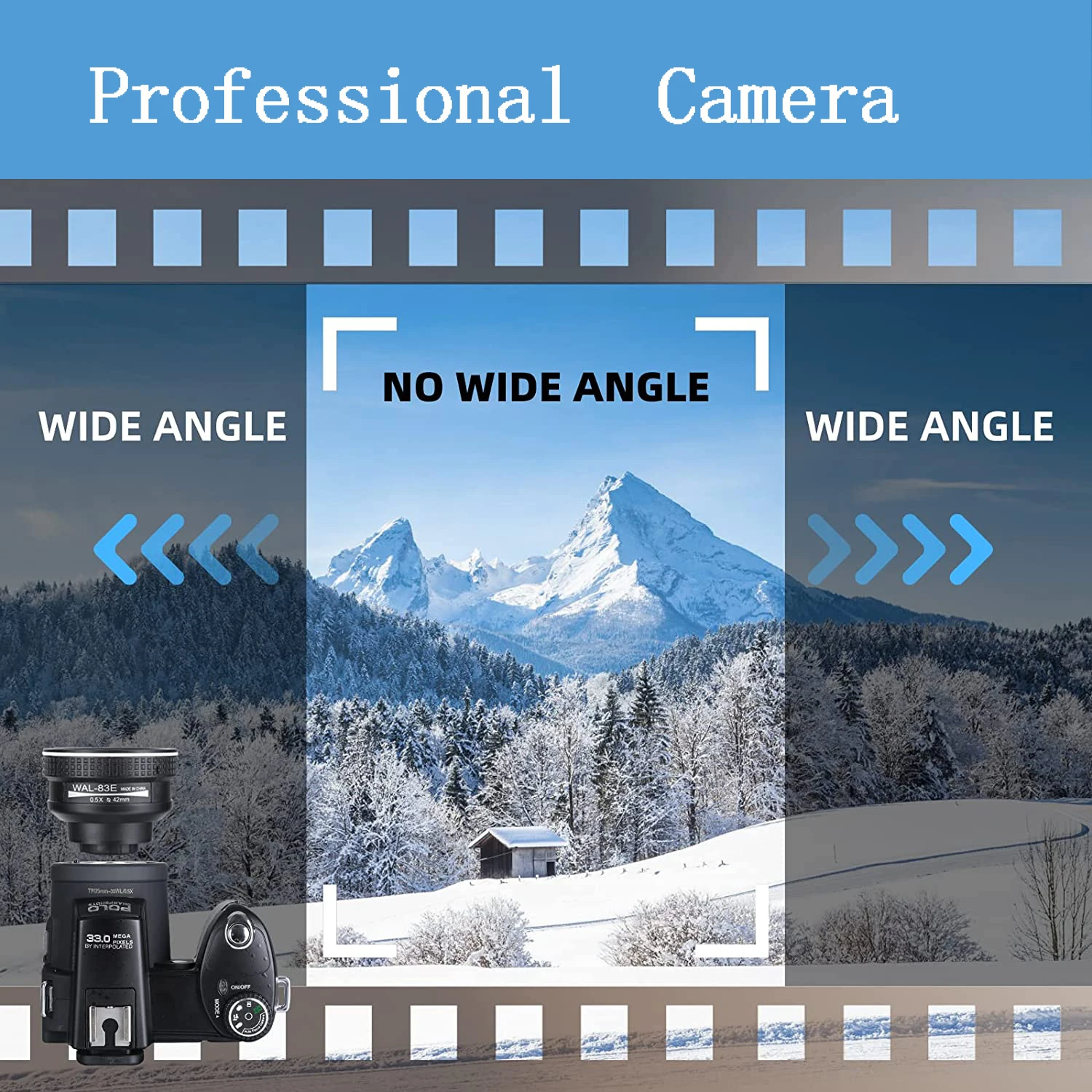2023 Digital Camera DSLR Web Viog Camera With 24X Telephoto Lens Professional Digital YouTube 1080P HD Video Camera