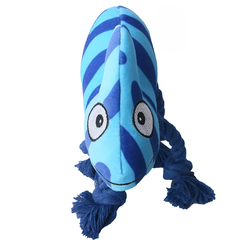 Description Picture 5 of itemChameleon Plush Dog Squeaky Toy Dog Toys for Small Large Dogs Puppy Chew Toys Bite Resistant Pet Toy For Dogs Squeaker Toys