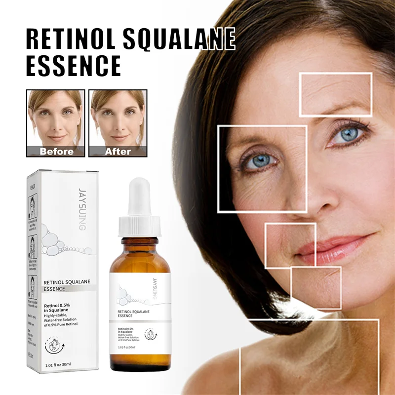 Description Picture 6 of itemRetinol Anti Aging Remove Wrinkles Serum Firm Facial Essence Fade Eye Fine Line Moisturizing Lift Brighten Face Skin Care Beauty