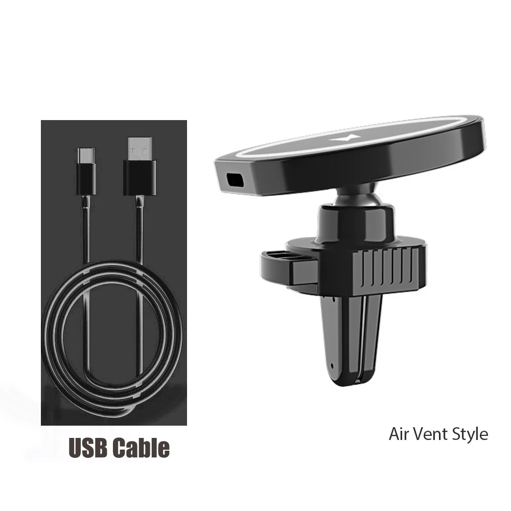 Black USB Air vent