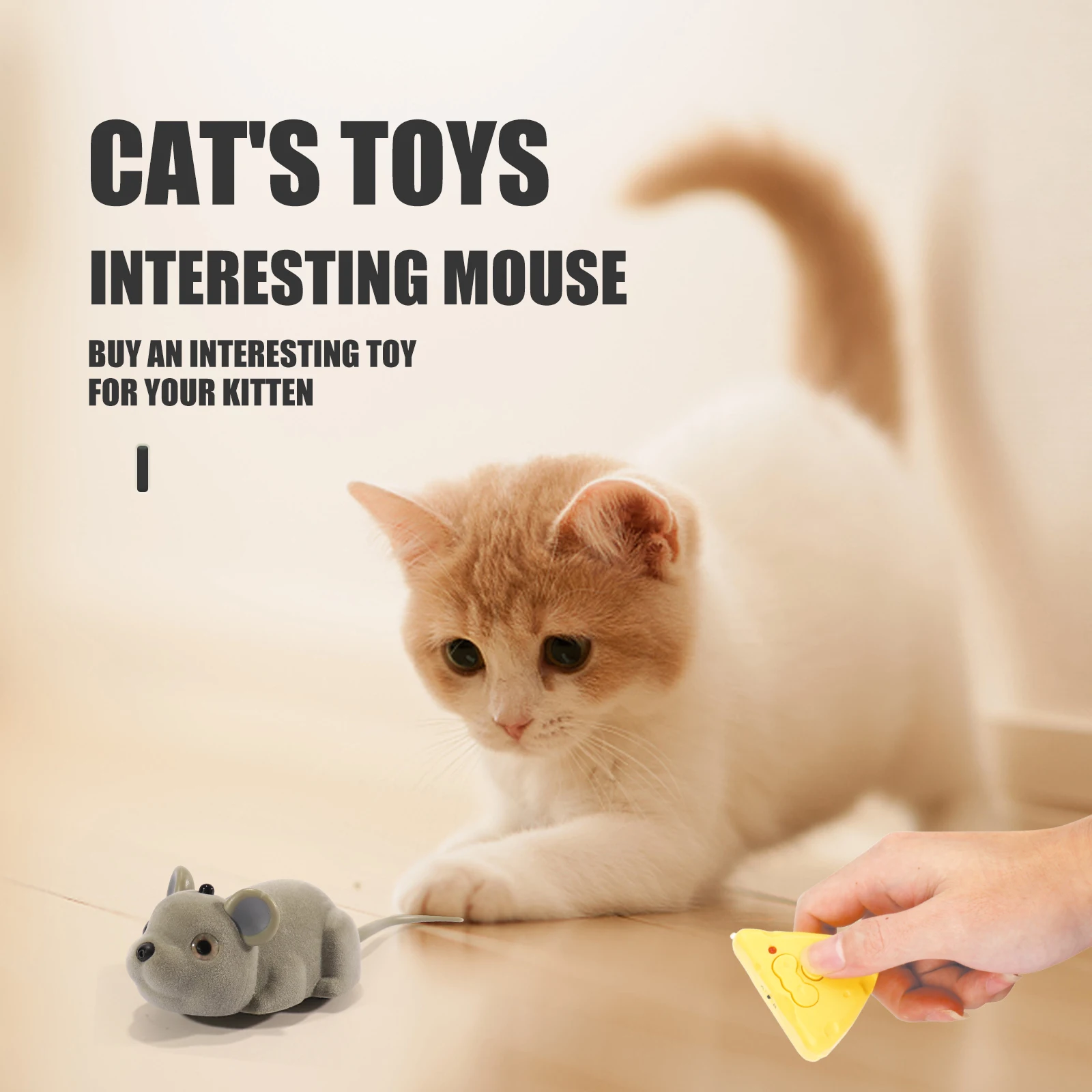 Description Picture 6 of itemElectric mouse toys Interactive Cat Toys Smart Sensing and Remote Control Automatic Induction Obstacle Avoidance Pet Toys