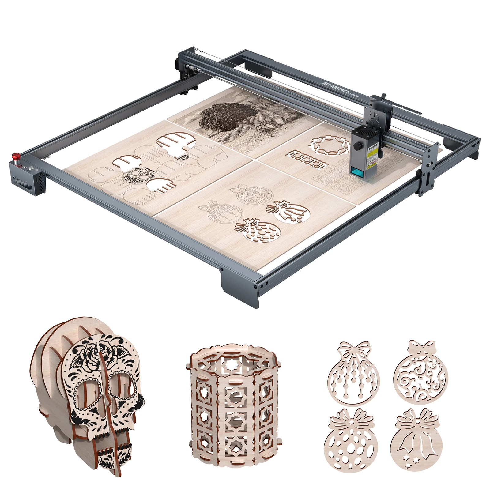 Atomstack maker E85 Frame Kit for Laser Engraver Up to 850mm*800mm Engraving Area Suitable to Atomstack Laser Engraving Machine