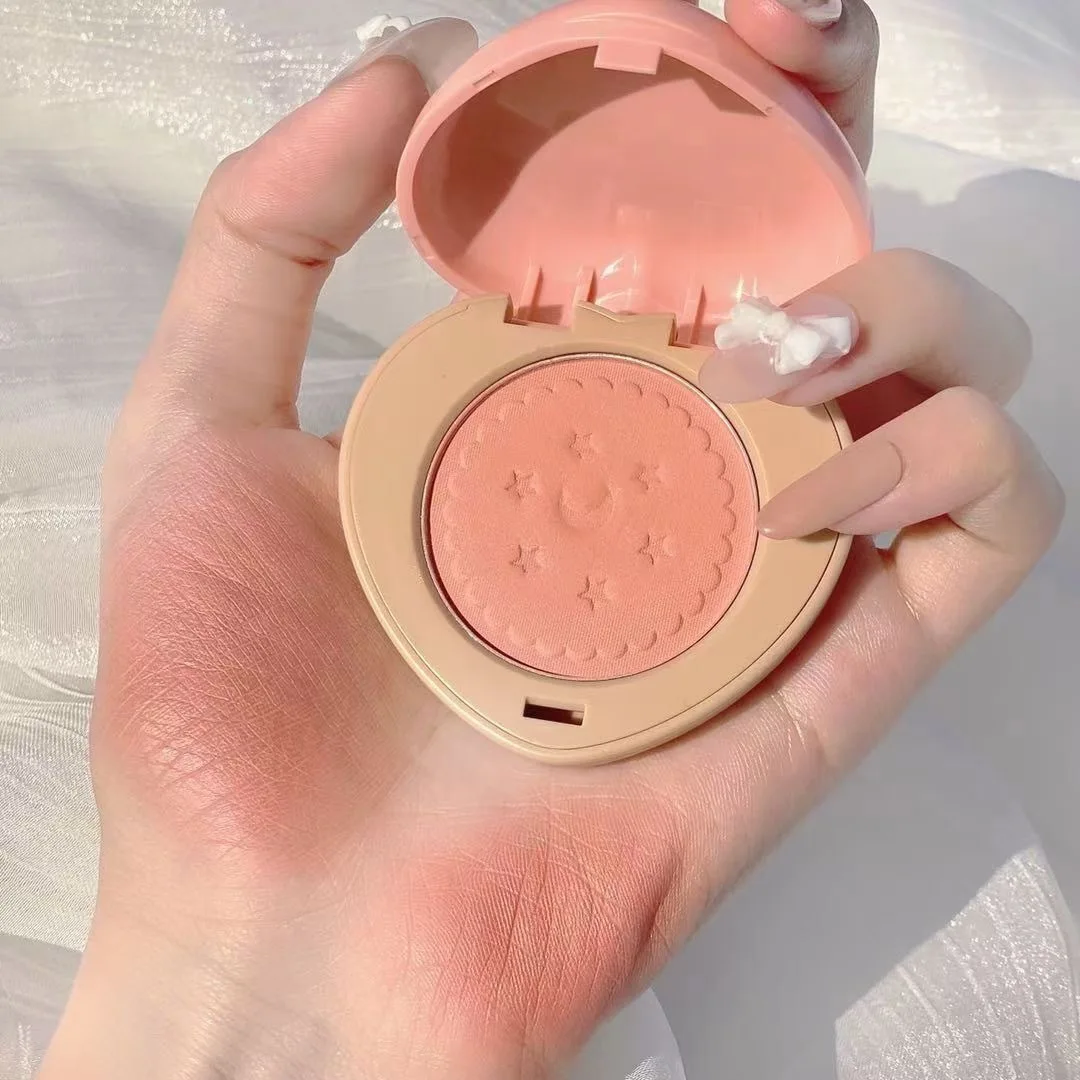 Description Picture 5 of itemGUICAMI Face Blush palette Natural Love Cookies Blush waterproof long lasting silky orange powder professional blush maquiagem