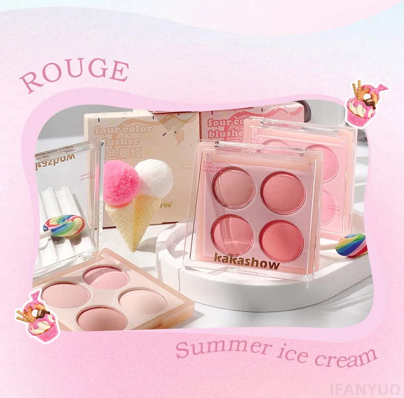 Description Picture 5 of itemKorean Blush Pallete Expansive Color Brightening Face Contouring Shadow Blusher Long-lasting Tint Cheek Korean Makeup Cosmetics