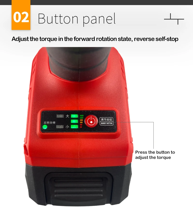 Description Picture 5 of itemCREATIONSPACE 350N.M Brushless Cordless Electric Impact Wrench 1/2 inch Power Tools 4000mAh Li Battery